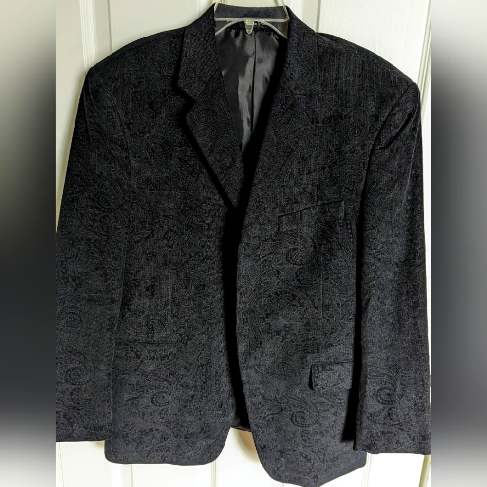 Zagato Men's Black Blazer. Sz 42S